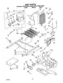 09 - Unit Parts parts for Whirlpool Refrigerator ED5PHEXMQ00 from AppliancePartsPros.com