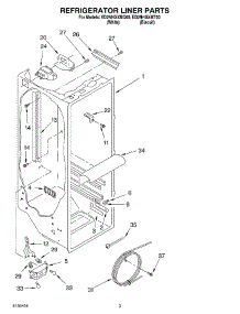 02 - Refrigerator Liner Parts parts for Whirlpool Refrigerator ED2NHGXMQ00 from AppliancePartsPros.com
