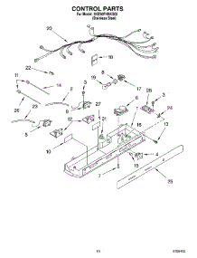 09 - Control Parts parts for Whirlpool Refrigerator 3XES0FHGKS02 from AppliancePartsPros.com