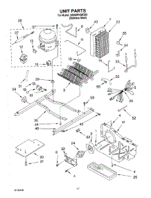 10 - Unit Parts parts for Whirlpool Refrigerator 3XES0FHGKS02 from AppliancePartsPros.com