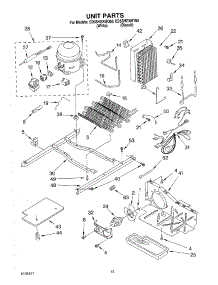 09 - Unit Parts parts for Whirlpool Refrigerator ED5SHEXMQ00 from AppliancePartsPros.com