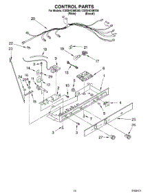 11 - Control Parts parts for Whirlpool Refrigerator ED5SHEXMQ00 from AppliancePartsPros.com
