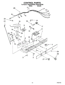 11 - Control Parts parts for Whirlpool Refrigerator ED5RHEXMQ00 from AppliancePartsPros.com