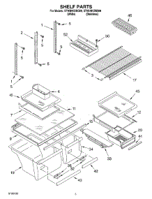 03 - Shelf Parts parts for Whirlpool Refrigerator GT9SHKXMS00 from AppliancePartsPros.com