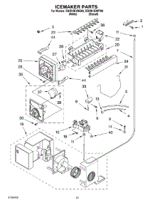 12 - Icemaker Parts, Parts Not Illustrated parts for Whirlpool Refrigerator ED5RHEXMT00 from AppliancePartsPros.com