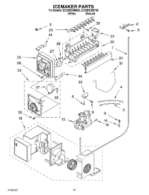 12 - Icemaker Parts, Parts Not Illustrated parts for Whirlpool Refrigerator ED2SHEXMT00 from AppliancePartsPros.com