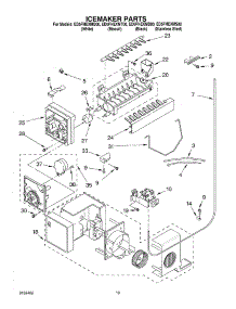 12 - Icemaker Parts, Parts Not Illustrated parts for Whirlpool Refrigerator ED5FHEXMQ00 from AppliancePartsPros.com