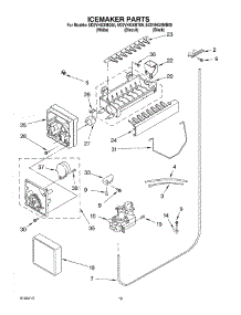 12 - Icemaker Parts, Parts Not Illustrated parts for Whirlpool Refrigerator ED2VHGXMT00 from AppliancePartsPros.com