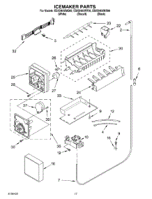 10 - Icemaker Parts parts for Whirlpool Refrigerator ED2SHAXMB00 from AppliancePartsPros.com