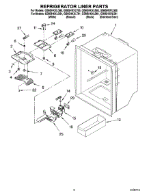 04 - Refrigerator Liner Parts parts for Whirlpool Refrigerator GB9SHKRLS00 from AppliancePartsPros.com