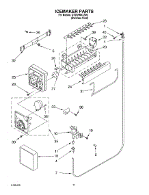 06 - Icemaker Parts parts for Whirlpool Refrigerator GT2SHMXLS00 from AppliancePartsPros.com