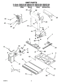 06 - Unit Parts parts for Whirlpool Refrigerator GB9SHKXLB00 from AppliancePartsPros.com
