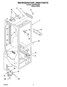 02 - Refrigerator Liner Parts parts for Whirlpool Refrigerator GD2SHKXKQ02 from AppliancePartsPros.com