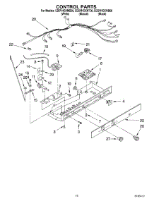 11 - Control Parts parts for Whirlpool Refrigerator ED5VHGXMQ00 from AppliancePartsPros.com