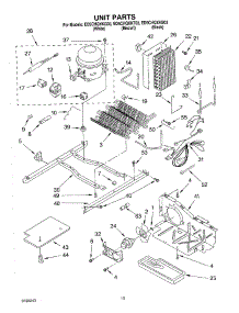 09 - Unit Parts parts for Whirlpool Refrigerator ED5CHQXKB03 from AppliancePartsPros.com