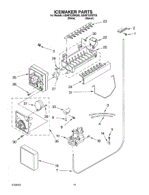 12 - Icemaker Parts, Parts Not Illustrated parts for Whirlpool Refrigerator ED5NTGXMT00 from AppliancePartsPros.com
