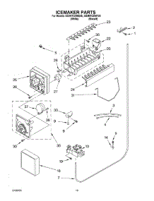 12 - Icemaker Parts, Parts Not Illustrated parts for Whirlpool Refrigerator ED2NTGXMT00 from AppliancePartsPros.com
