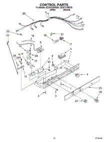 11 - Control Parts parts for Whirlpool Refrigerator ED2NTGXMQ00 from AppliancePartsPros.com