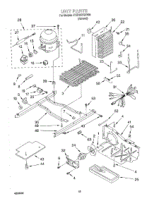 09 - Unit parts for Whirlpool Refrigerator 4YED25PQFN03 from AppliancePartsPros.com