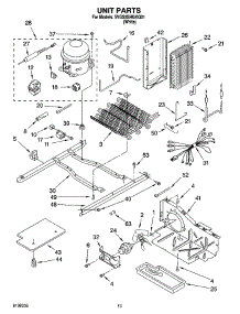 09 - Unit Parts parts for Whirlpool Refrigerator 5VGS3SHGKQ01 from AppliancePartsPros.com