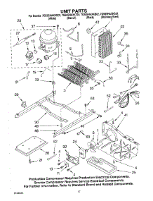 11 - Unit Parts parts for Whirlpool Refrigerator 7GS6SHAXKQ02 from AppliancePartsPros.com