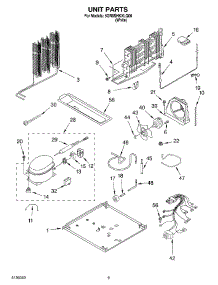 05 - Unit parts for Whirlpool Refrigerator 5GR9SHKXLQ00 from AppliancePartsPros.com