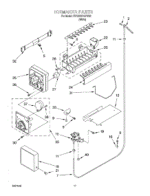 11 - Icemaker parts for Whirlpool Refrigerator 2VGD23DQFW02 from AppliancePartsPros.com