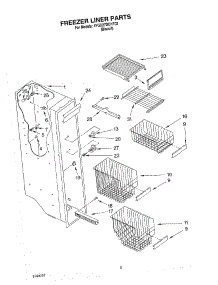 04 - Freezer Liner parts for Whirlpool Refrigerator 4YGD27DCHT02 from AppliancePartsPros.com