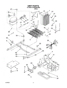07 - Unit parts for Whirlpool Refrigerator 3XED0FHKKQ00 from AppliancePartsPros.com
