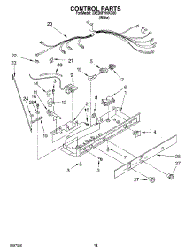 08 - Control parts for Whirlpool Refrigerator 3XED0FHKKQ00 from AppliancePartsPros.com