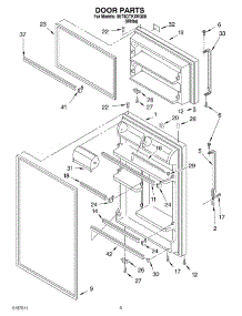 02 - Section parts for Whirlpool Refrigerator 5ET8GTKXKQ00 from AppliancePartsPros.com