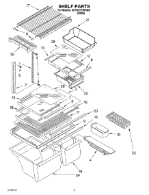 05 - Unit, Shelf, Optional parts for Whirlpool Refrigerator 5ET8GTKXKQ00 from AppliancePartsPros.com