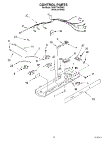 11 - Control parts for Whirlpool Refrigerator 3XART745GW02 from AppliancePartsPros.com