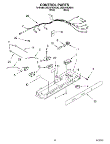09 - Control parts for Whirlpool Refrigerator 3XES0FHQKB02 from AppliancePartsPros.com