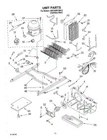 09 - Unit Parts parts for Whirlpool Refrigerator BRS70ZRANA01 from AppliancePartsPros.com