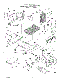 09 - Unit parts for Whirlpool Refrigerator 4YGD27DCHT00 from AppliancePartsPros.com