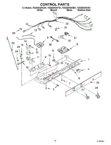 10 - Control parts for Whirlpool Refrigerator 7GS6SHAXKS01 from AppliancePartsPros.com