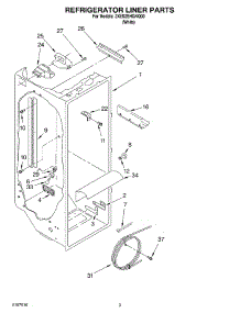02 - Refrigerator Liner parts for Whirlpool Refrigerator 3XES2SHGKQ00 from AppliancePartsPros.com