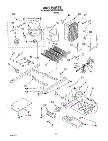 09 - Unit parts for Whirlpool Refrigerator 3XES2SHGKQ00 from AppliancePartsPros.com