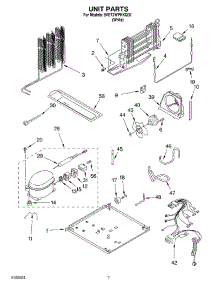 04 - Unit parts for Whirlpool Refrigerator 8VET2WPKKQ02 from AppliancePartsPros.com