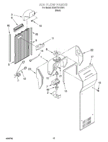 08 - Air Flow parts for Whirlpool Refrigerator 3XART731GB01 from AppliancePartsPros.com