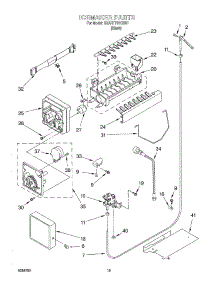 11 - Icemaker, Optional parts for Whirlpool Refrigerator 3XART731GB01 from AppliancePartsPros.com