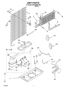 04 - Unit parts for Whirlpool Refrigerator 5VET8WPKLQ00 from AppliancePartsPros.com