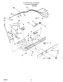 12 - Control, Optional parts for Whirlpool Refrigerator 4YED22PQFN03 from AppliancePartsPros.com