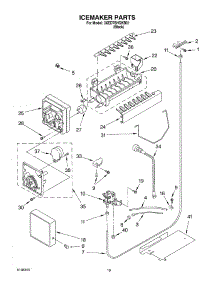 11 - Icemaker parts for Whirlpool Refrigerator 3XED7SHGKB01 from AppliancePartsPros.com