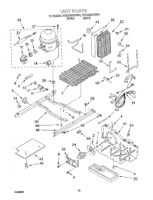 09 - Unit parts for Whirlpool Refrigerator 2VGD29DQFW01 from AppliancePartsPros.com
