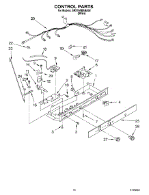 11 - Control Parts parts for Whirlpool Refrigerator BRS70ABANA02 from AppliancePartsPros.com