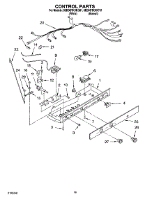 08 - Control Parts, Optional Parts parts for Whirlpool Refrigerator 8ED0GTKXKT01 from AppliancePartsPros.com