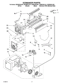 11 - Ice Maker parts for Whirlpool Refrigerator GS2SHGXLB01 from AppliancePartsPros.com