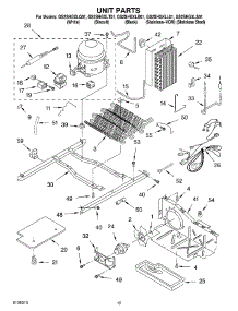 10 - Unit parts for Whirlpool Refrigerator GS2SHGXLS01 from AppliancePartsPros.com